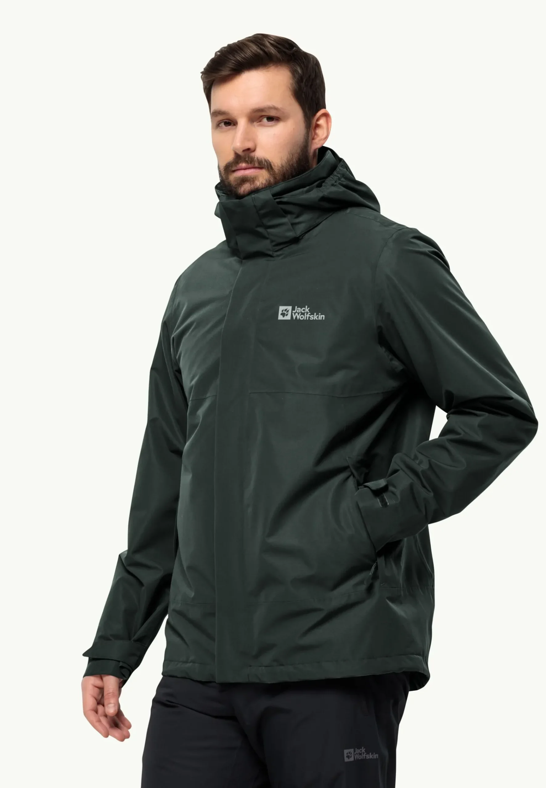 Jack Wolfskin Luntal 3in1 Jkt M|Heren Wandelen|Voor- En Najaarsjacks/-Jassen