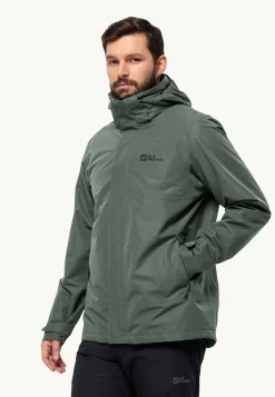 Jack Wolfskin Luntal 3in1 Jkt M|Heren Wandelen|Voor- En Najaarsjacks/-Jassen