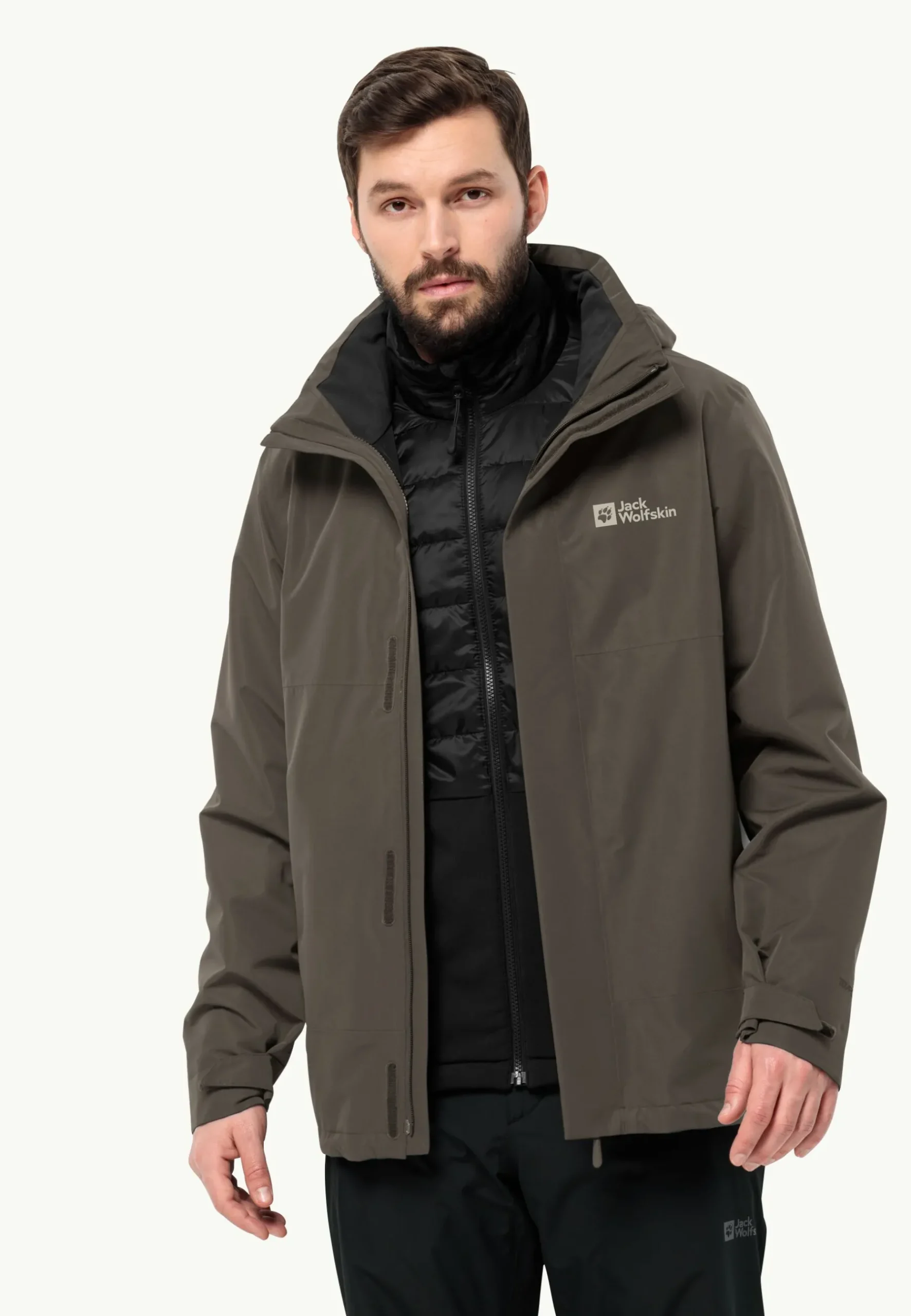Jack Wolfskin Luntal 3in1 Jkt M|Heren Wandelen|Voor- En Najaarsjacks/-Jassen