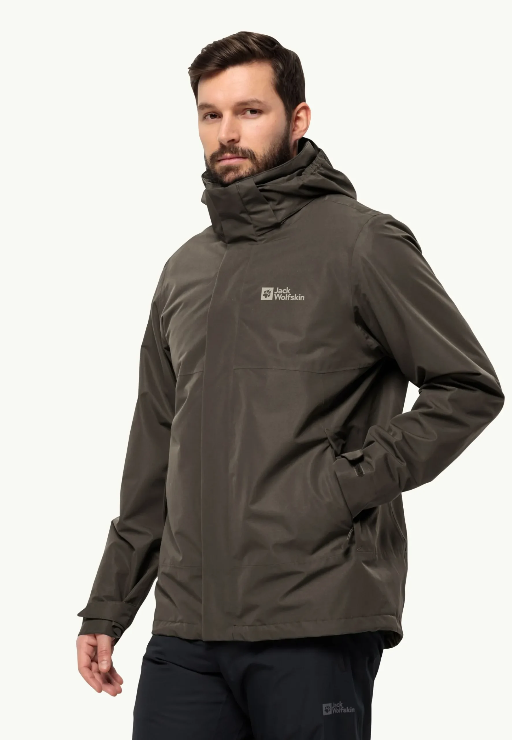 Jack Wolfskin Luntal 3in1 Jkt M|Heren Wandelen|Voor- En Najaarsjacks/-Jassen