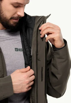 Jack Wolfskin Luntal 3in1 Jkt M|Heren Wandelen|Voor- En Najaarsjacks/-Jassen