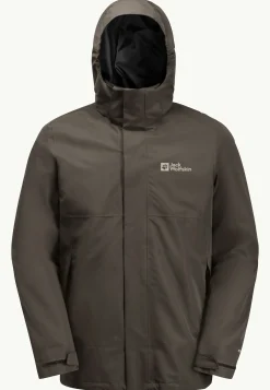 Jack Wolfskin Luntal 3in1 Jkt M|Heren Wandelen|Voor- En Najaarsjacks/-Jassen