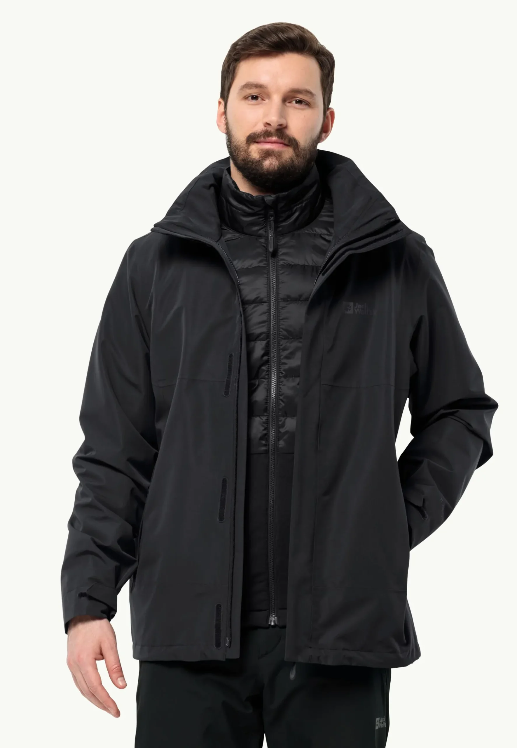 Jack Wolfskin Luntal 3in1 Jkt M|Heren Wandelen|Voor- En Najaarsjacks/-Jassen