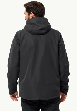 Jack Wolfskin Luntal 3in1 Jkt M|Heren Wandelen|Voor- En Najaarsjacks/-Jassen