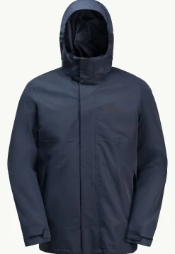 Jack Wolfskin Luntal 3in1 Jkt M|Heren Wandelen|Voor- En Najaarsjacks/-Jassen