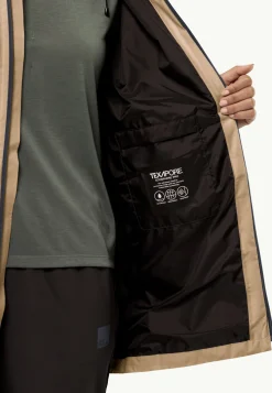 Jack Wolfskin Mainkai Long Jkt W|DAMES Lifestyle|Voor- En Najaarsjacks/-Jassen