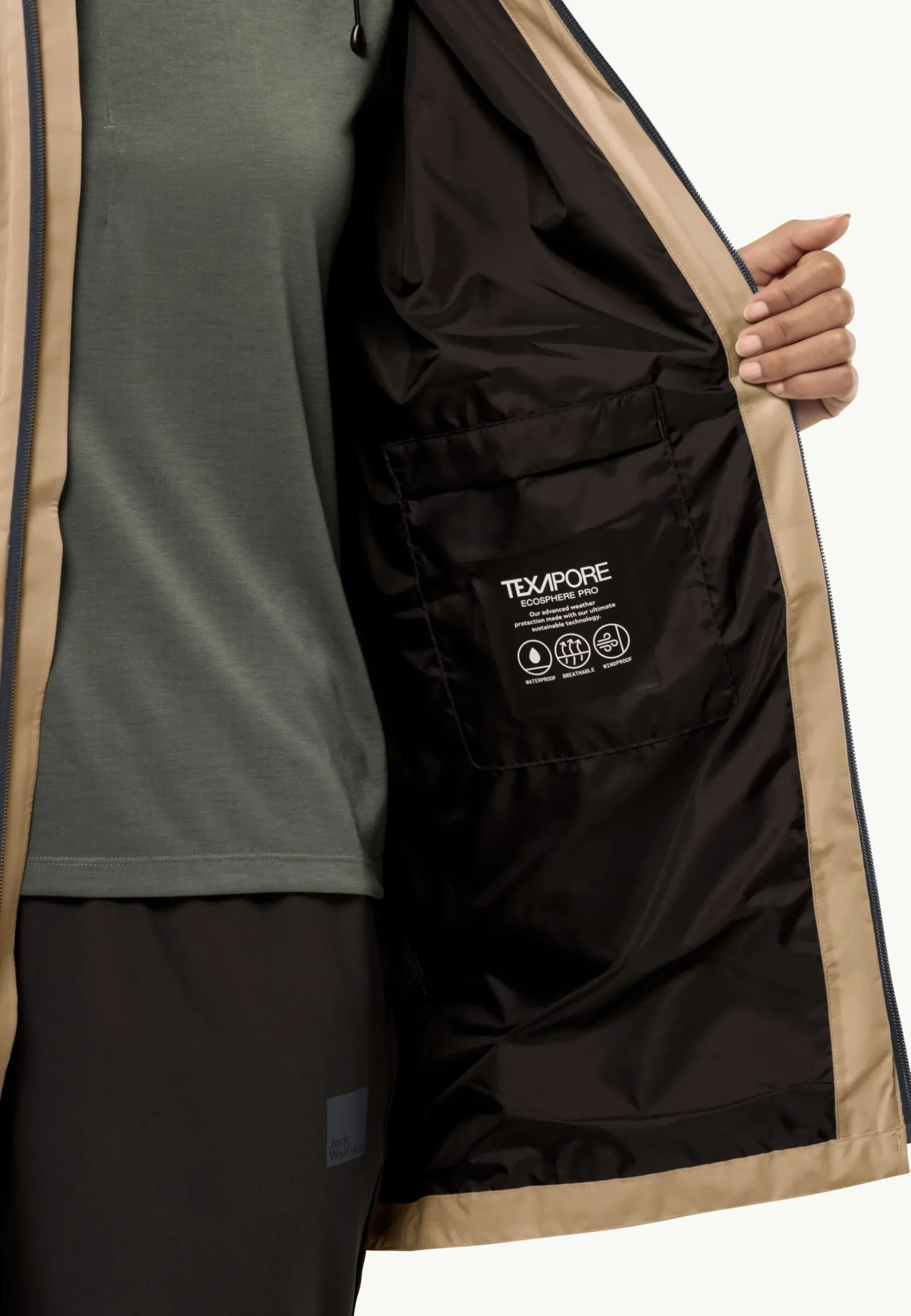 Jack Wolfskin Mainkai Long Jkt W|DAMES Lifestyle|Voor- En Najaarsjacks/-Jassen
