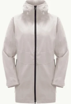 Jack Wolfskin Mainkai Long Jkt W|DAMES Lifestyle|Voor- En Najaarsjacks/-Jassen
