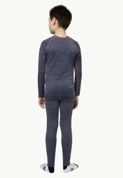 Jack Wolfskin Merino Baselayer Set K|Kinderen Functionele Shirts
