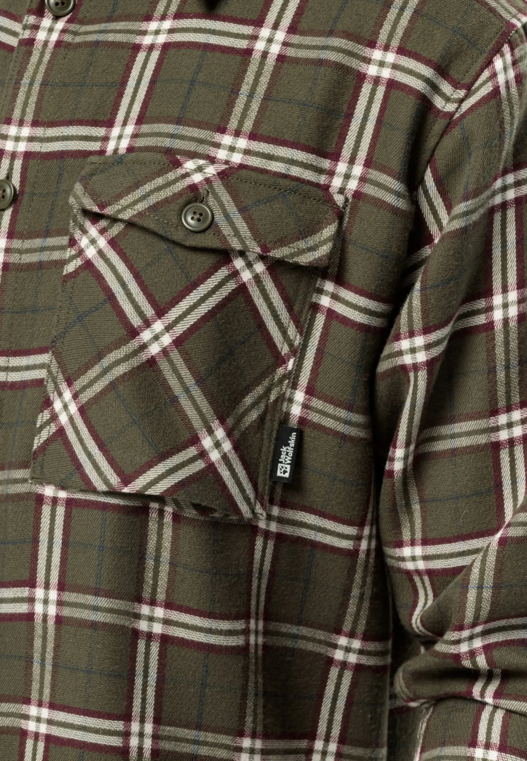 Jack Wolfskin Morgenluft Shirt M|Heren Lifestyle|Functionele Shirts