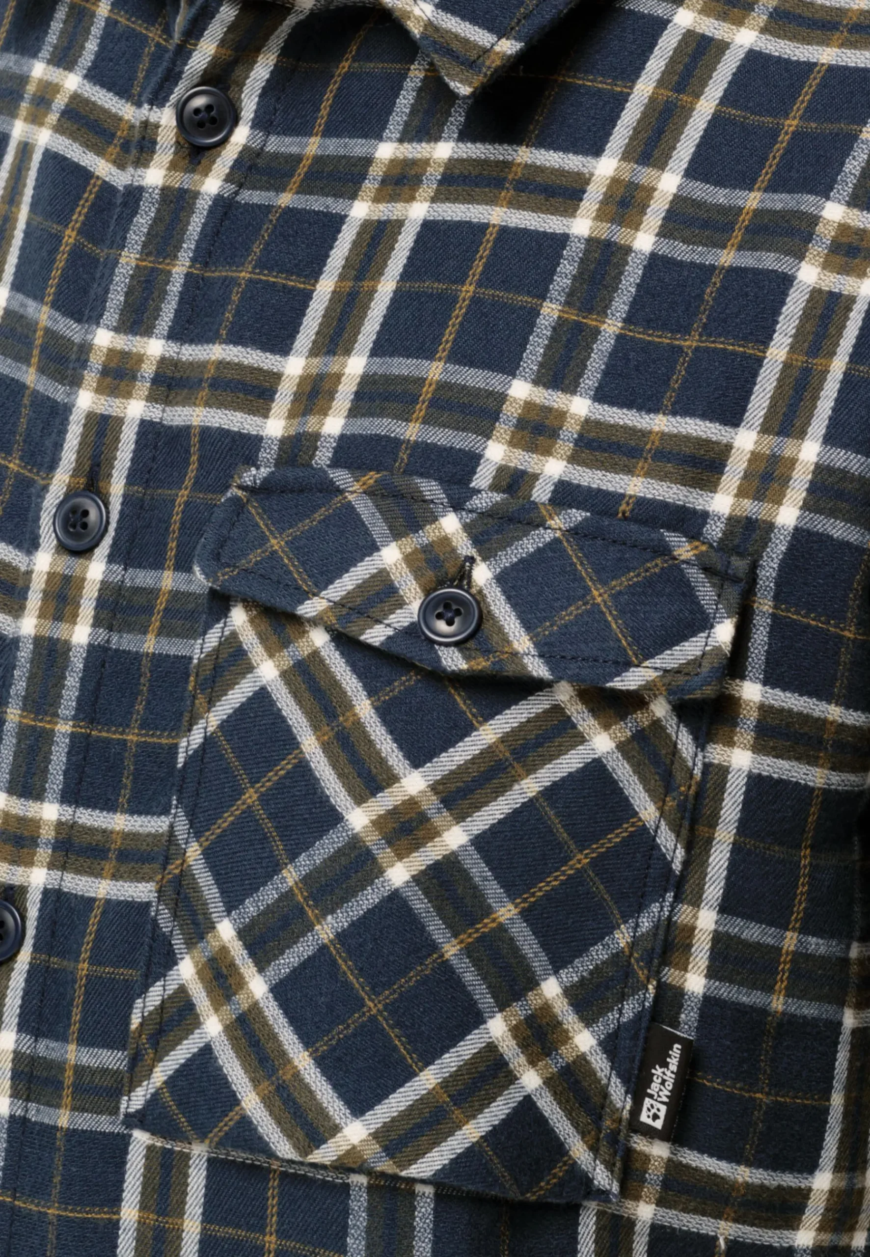 Jack Wolfskin Morgenluft Shirt M|Heren Lifestyle|Functionele Shirts