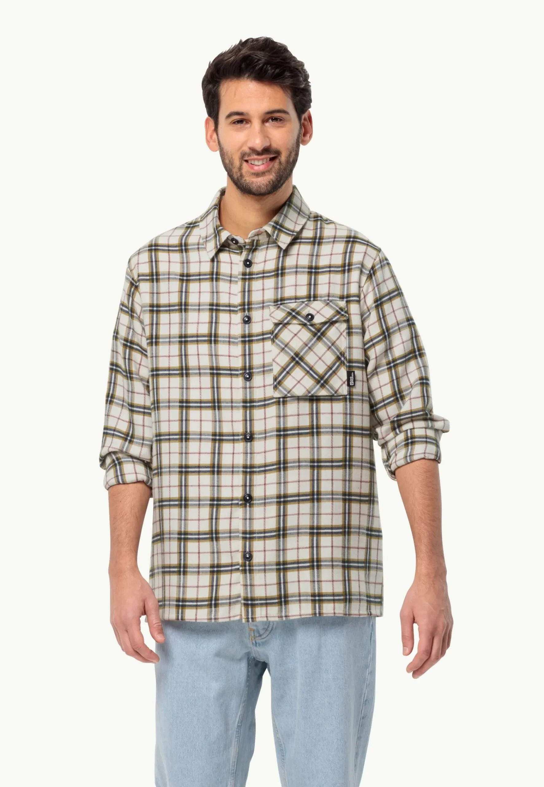 Jack Wolfskin Morgenluft Shirt M|Heren Lifestyle|Functionele Shirts