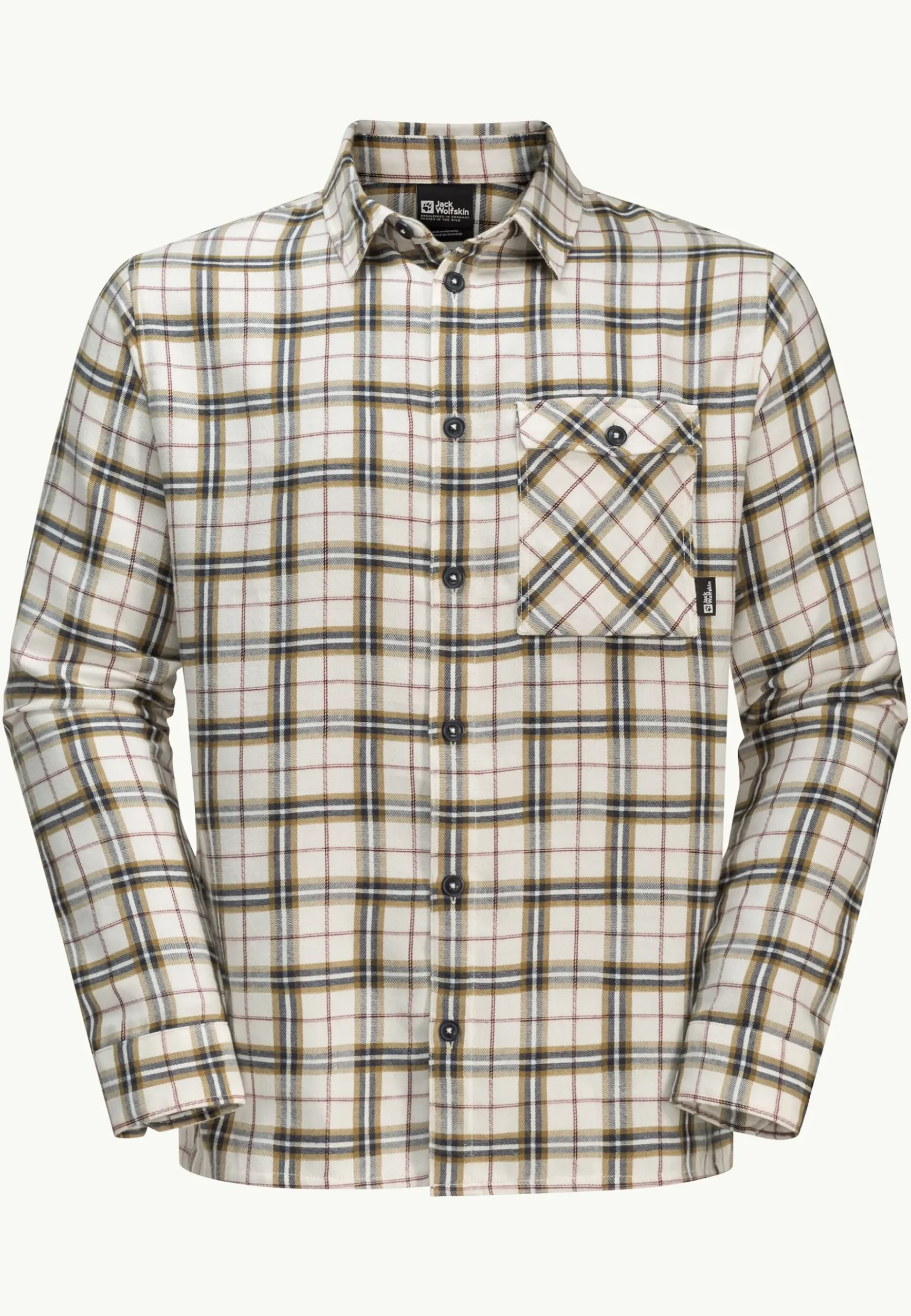 Jack Wolfskin Morgenluft Shirt M|Heren Lifestyle|Functionele Shirts