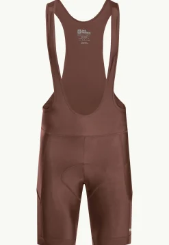 Jack Wolfskin Morobbia Bib Shorts M|Heren Shorts|Fietsbroeken