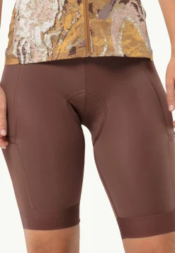 Jack Wolfskin Morobbia Bib Shorts W|DAMES Fietsen|Rokken & Shorts