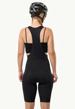 Jack Wolfskin Morobbia Bib Shorts W|DAMES Fietsen|Rokken & Shorts