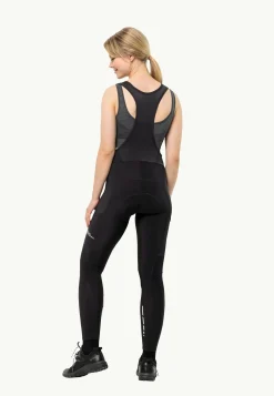 Jack Wolfskin Morobbia Bib Tights W|DAMES Fietsen|Fietsbroeken