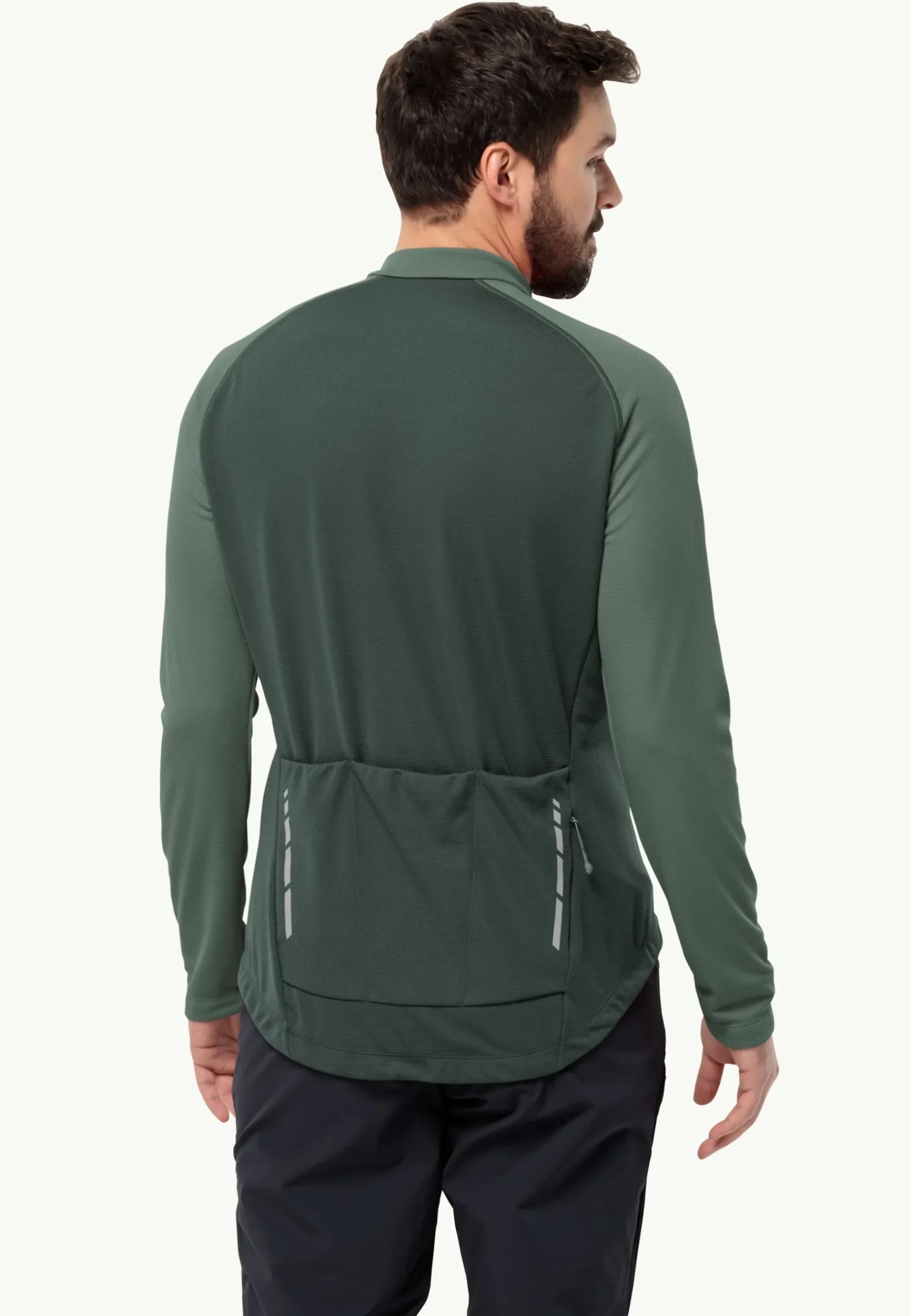 Jack Wolfskin Morobbia Fz L/s M|Heren Fietsen|Functionele Shirts