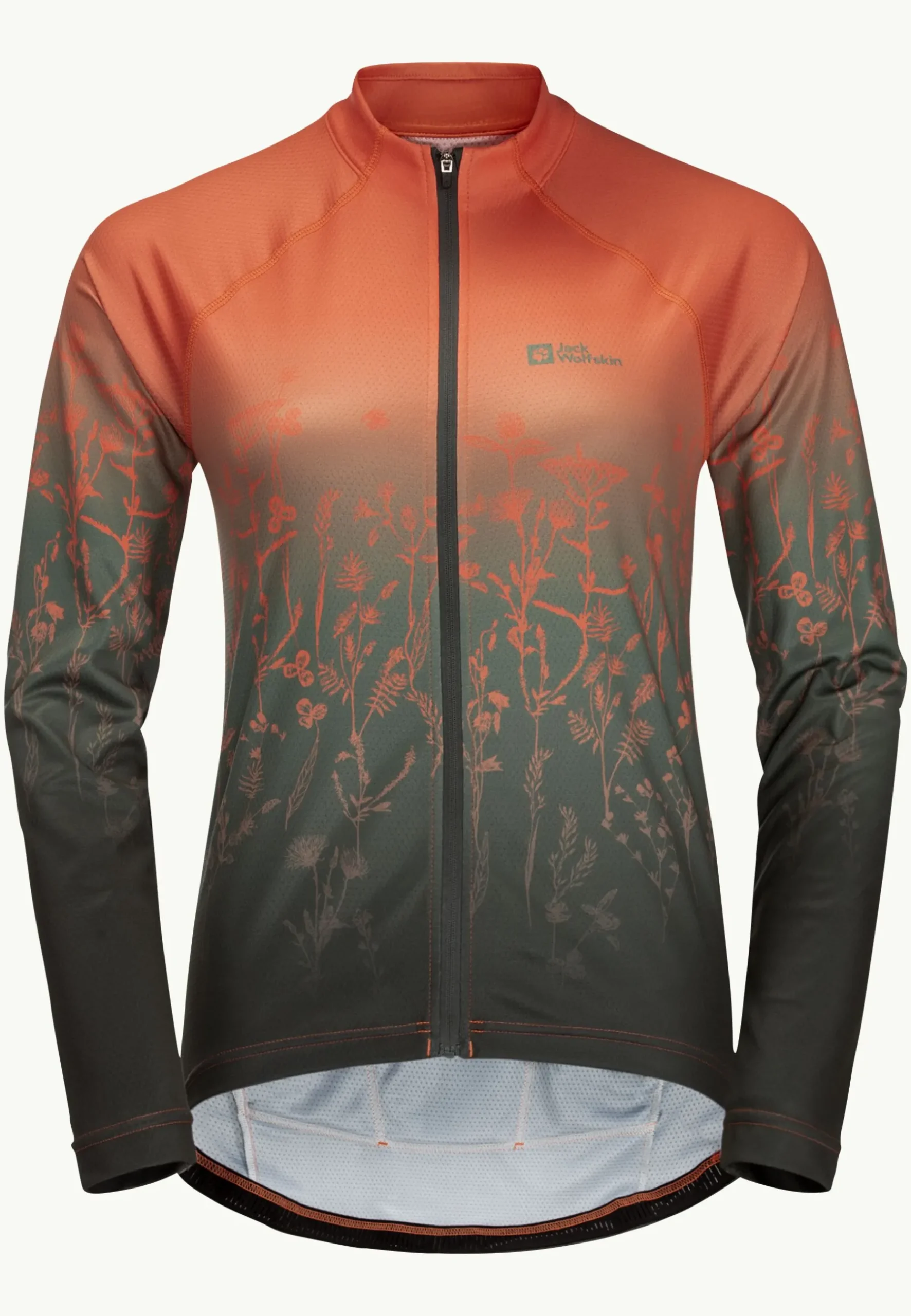 Jack Wolfskin Morobbia Fz L/s Print W|DAMES Wandelen|Fietsen