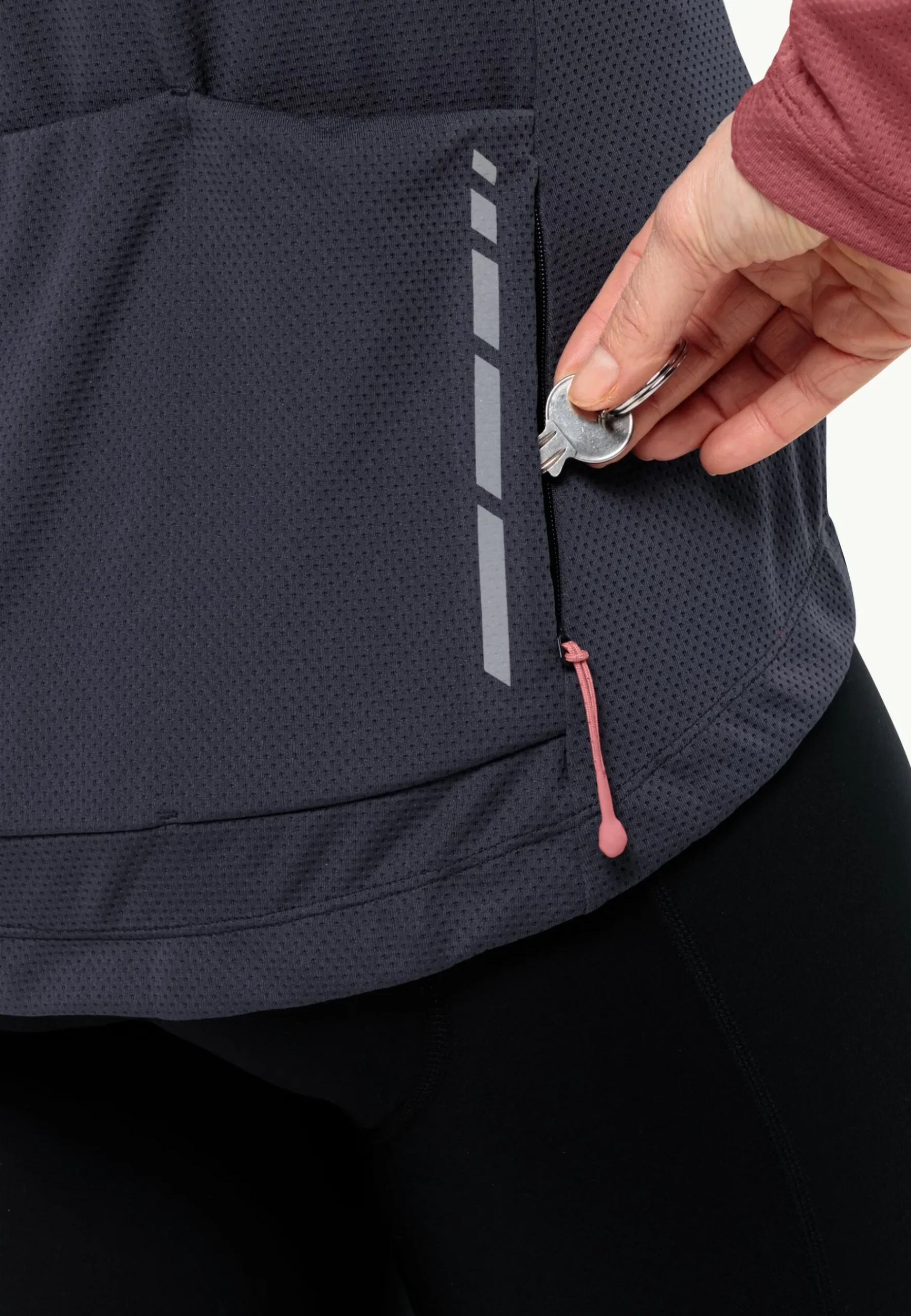 Jack Wolfskin Morobbia Fz L/s W|DAMES Fietsen|Functionele Shirts
