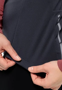Jack Wolfskin Morobbia Fz L/s W|DAMES Fietsen|Functionele Shirts