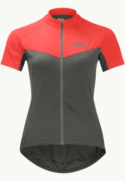 Jack Wolfskin Morobbia Fz T W|DAMES Fietsen|Functionele Shirts
