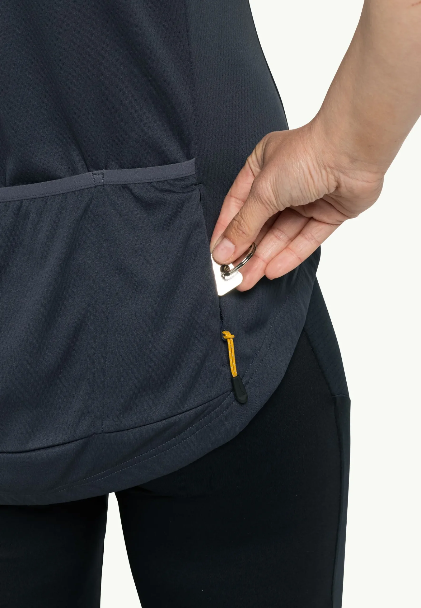 Jack Wolfskin Morobbia Fz T W|DAMES Fietsen|Functionele Shirts