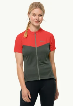 Jack Wolfskin Morobbia Fz T W|DAMES Fietsen|Functionele Shirts