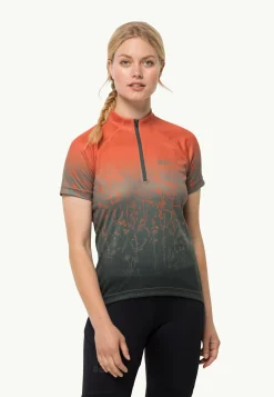 Jack Wolfskin Morobbia Hz Print T W|DAMES Fietsen|Functionele Shirts
