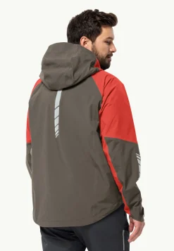 Jack Wolfskin Morobbia 3l Jkt M|Heren Fietsen|Voor- En Najaarsjacks/-Jassen