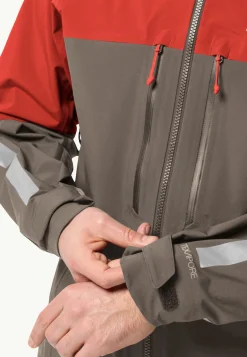 Jack Wolfskin Morobbia 3l Jkt M|Heren Fietsen|Voor- En Najaarsjacks/-Jassen