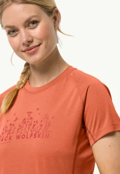 Jack Wolfskin Morobbia Vent T W|DAMES Fietsen|Functionele Shirts