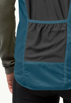 Jack Wolfskin Morobbia Wind Vest M|Heren Fietsen|Voor- En Najaarsjacks/-Jassen