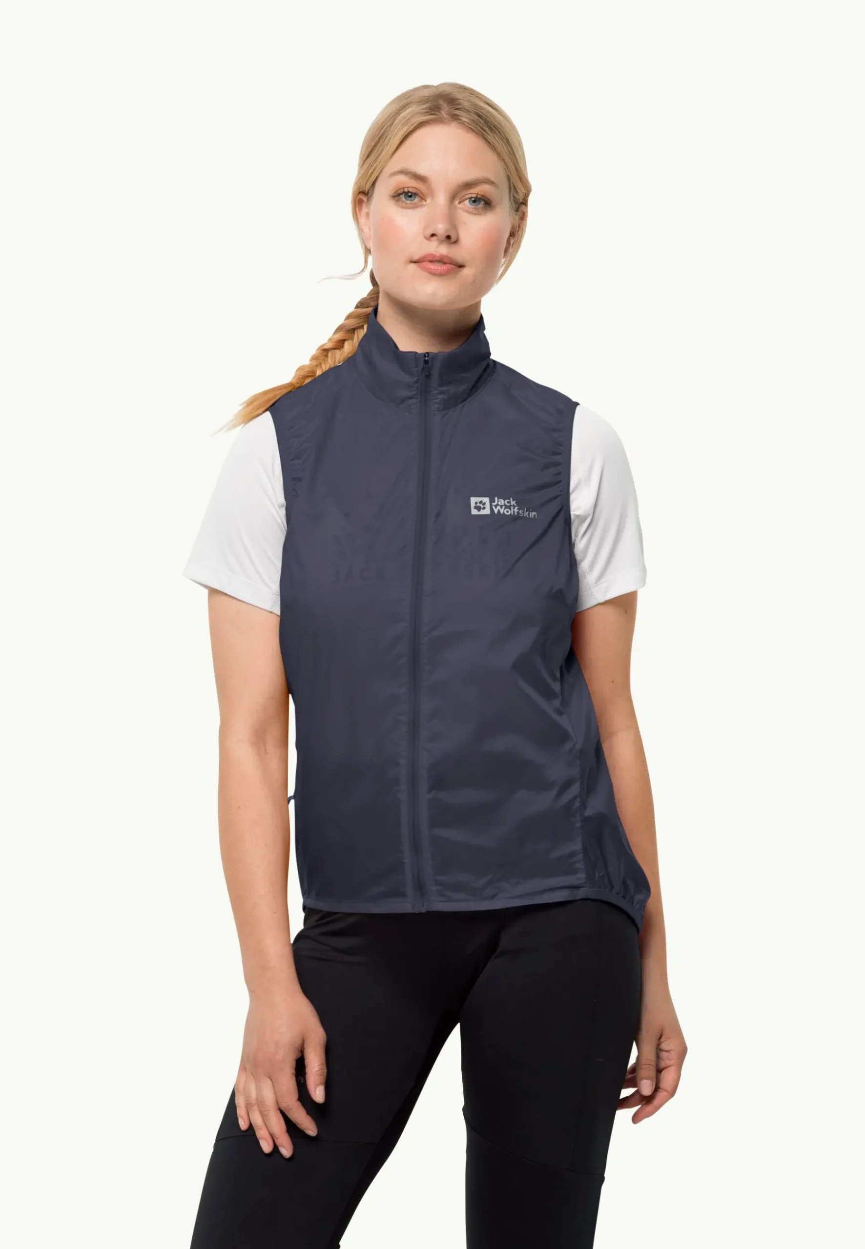 Jack Wolfskin Morobbia Wind Vest W|DAMES Fietsen|Voor- En Najaarsjacks/-Jassen