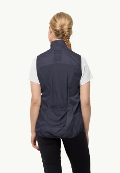 Jack Wolfskin Morobbia Wind Vest W|DAMES Fietsen|Voor- En Najaarsjacks/-Jassen