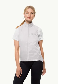 Jack Wolfskin Morobbia Wind Vest W|DAMES Fietsen|Voor- En Najaarsjacks/-Jassen