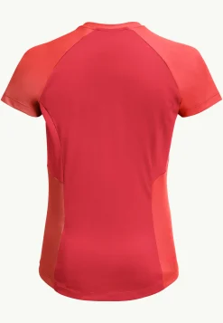 Jack Wolfskin Narrows T W|DAMES Wandelen|Functionele Shirts