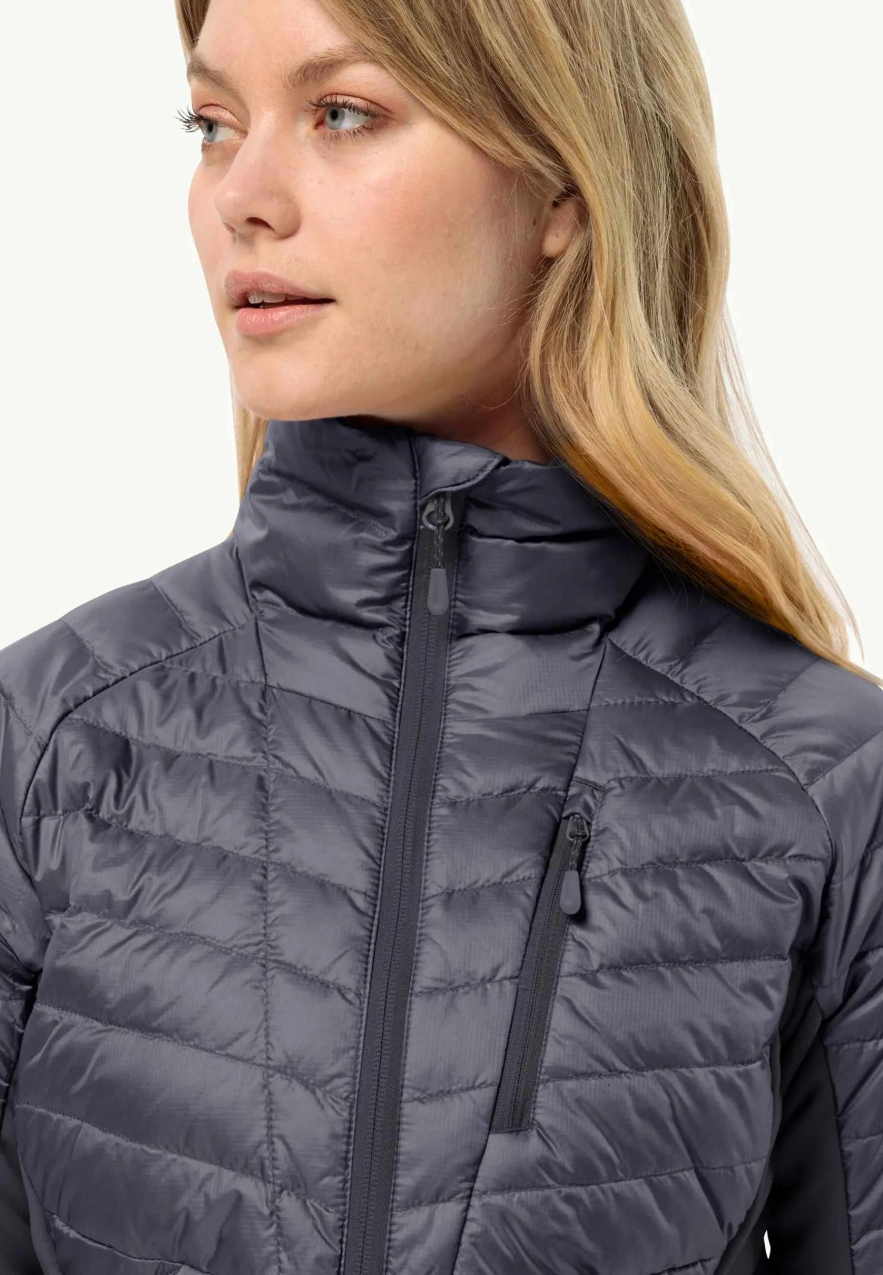 Jack Wolfskin Nebelhorn Down Hybrid W|DAMES Voor- En Najaarsjacks/-Jassen|Fleece