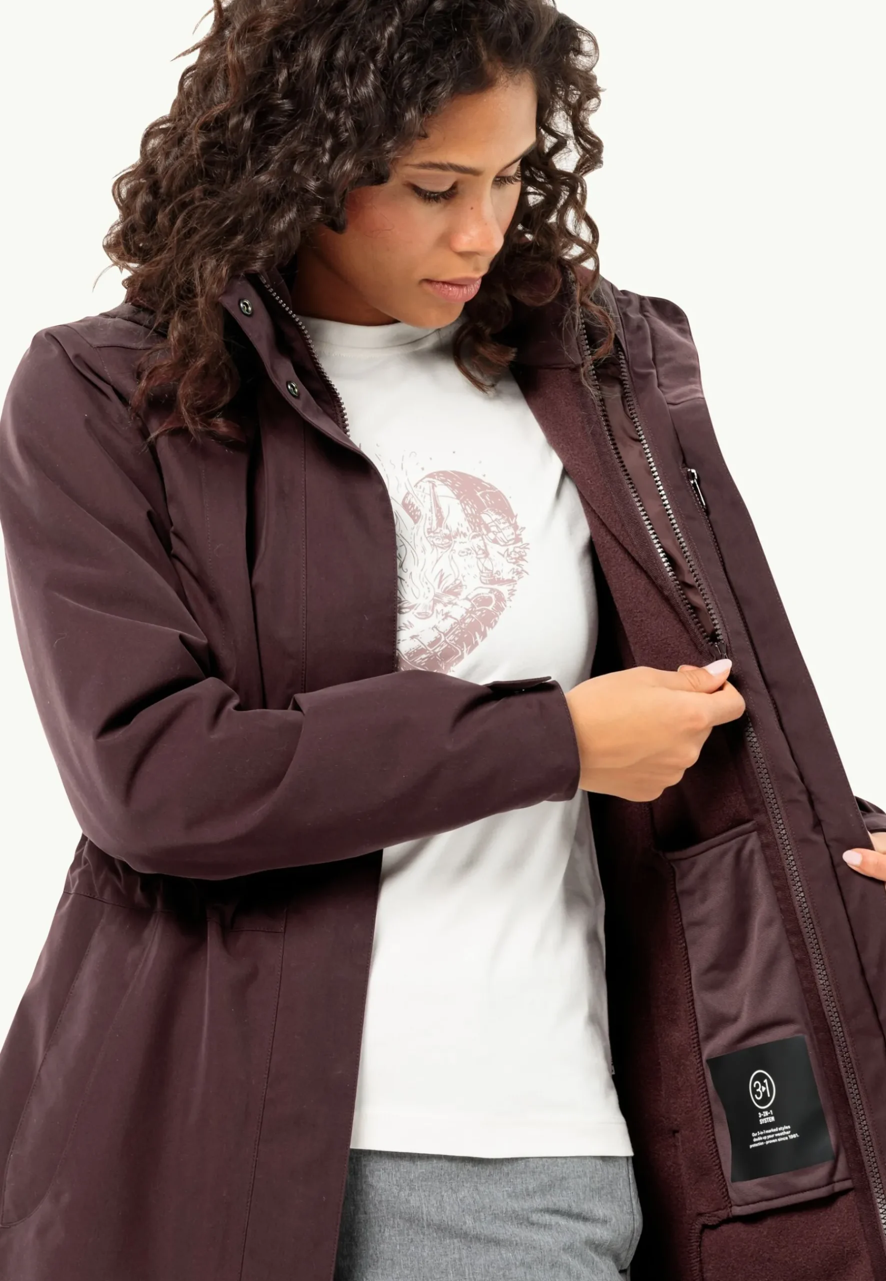 Jack Wolfskin Ottawa Coat|DAMES Lifestyle|Voor- En Najaarsjacks/-Jassen