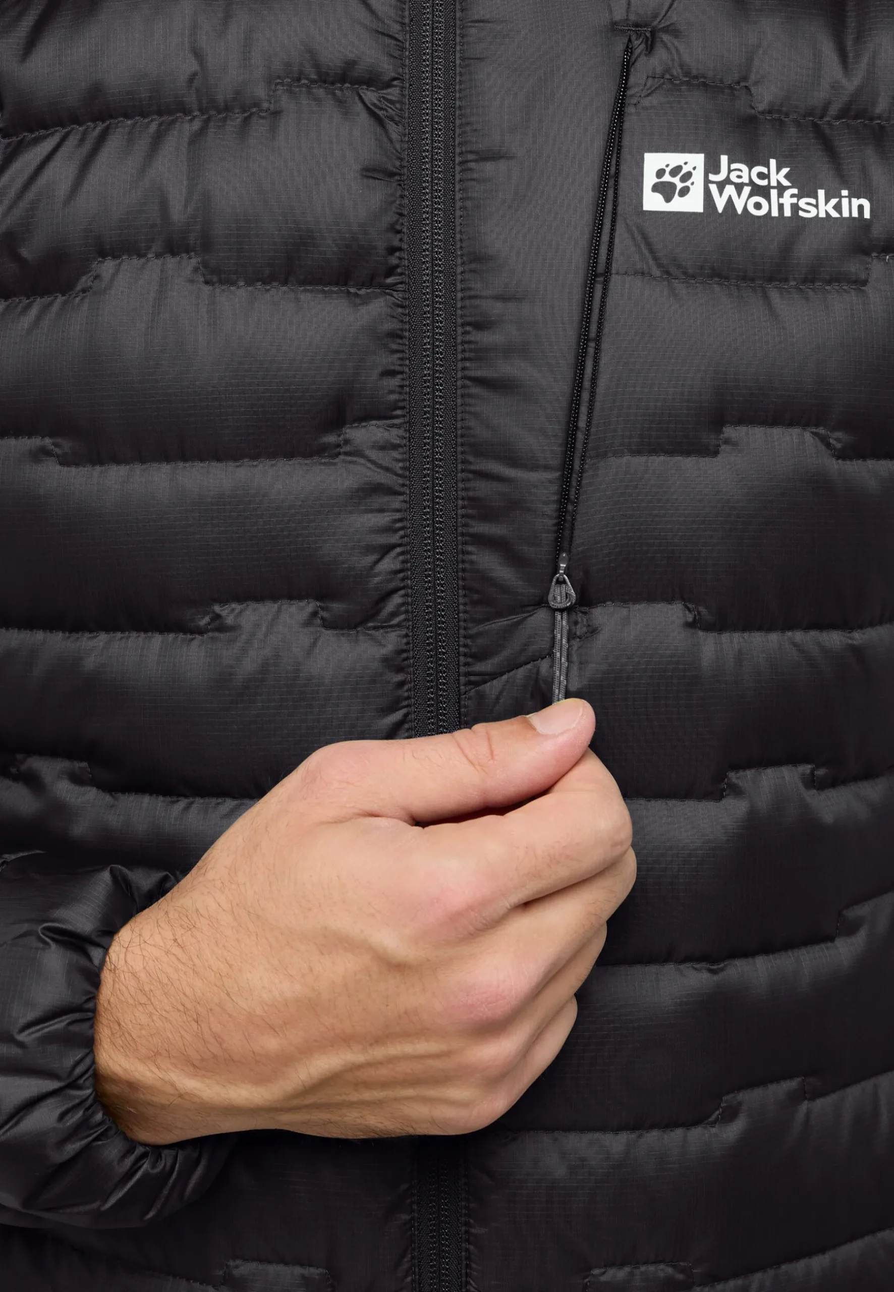 Jack Wolfskin Passamani Down Hoody M Rds|Heren Bodywarmers|Winterjacks