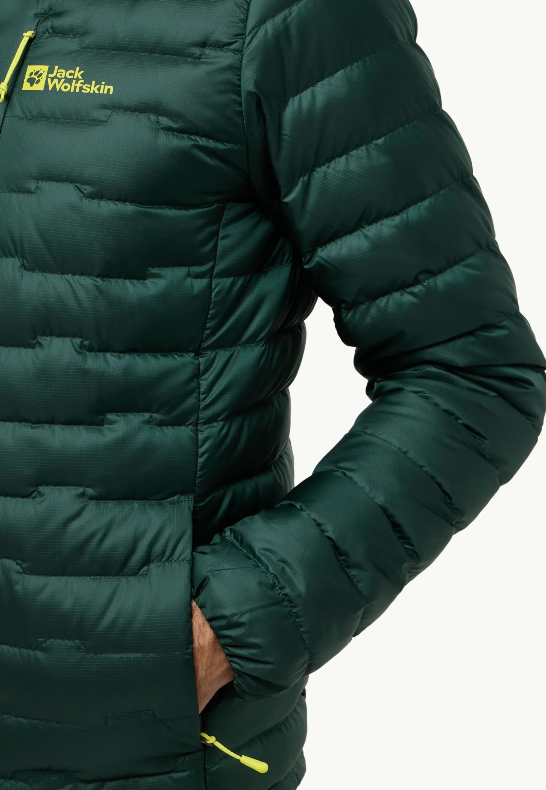 Jack Wolfskin Passamani Down Hoody M Rds|Heren Bodywarmers|Winterjacks