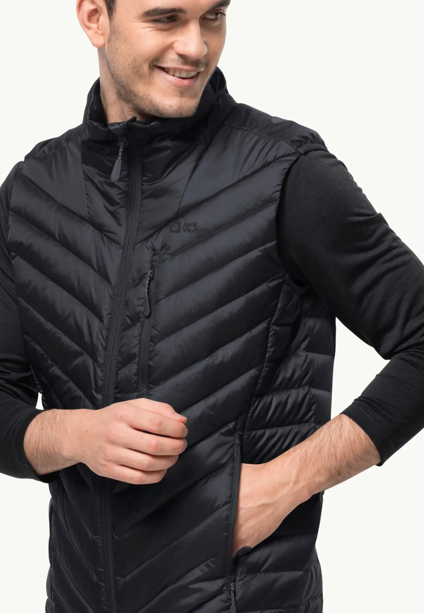 Jack Wolfskin Passamani Down Vest M|Heren Wandelen|Voor- En Najaarsjacks/-Jassen