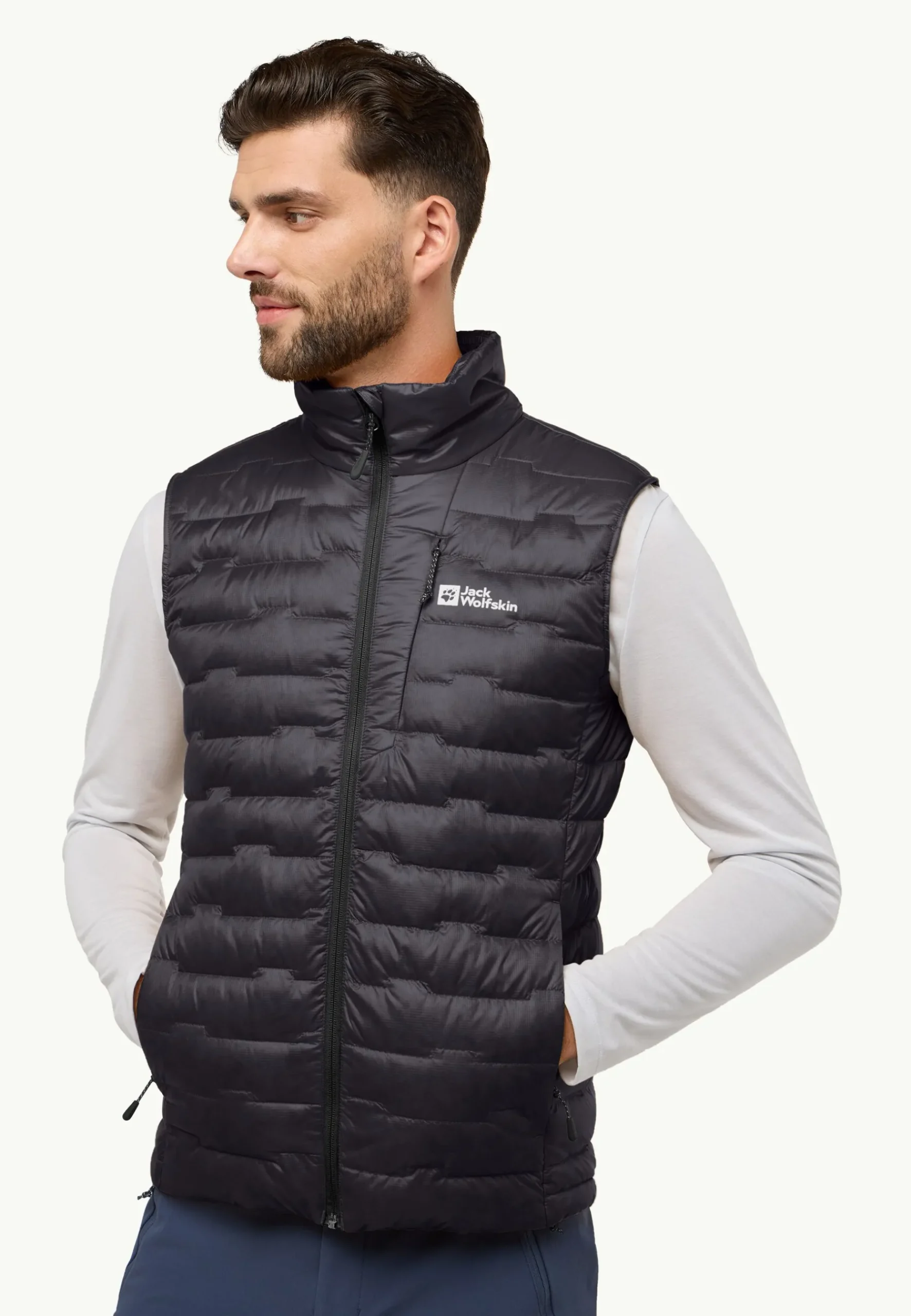Jack Wolfskin Passamani Down Vest M Rds|Heren Bodywarmers