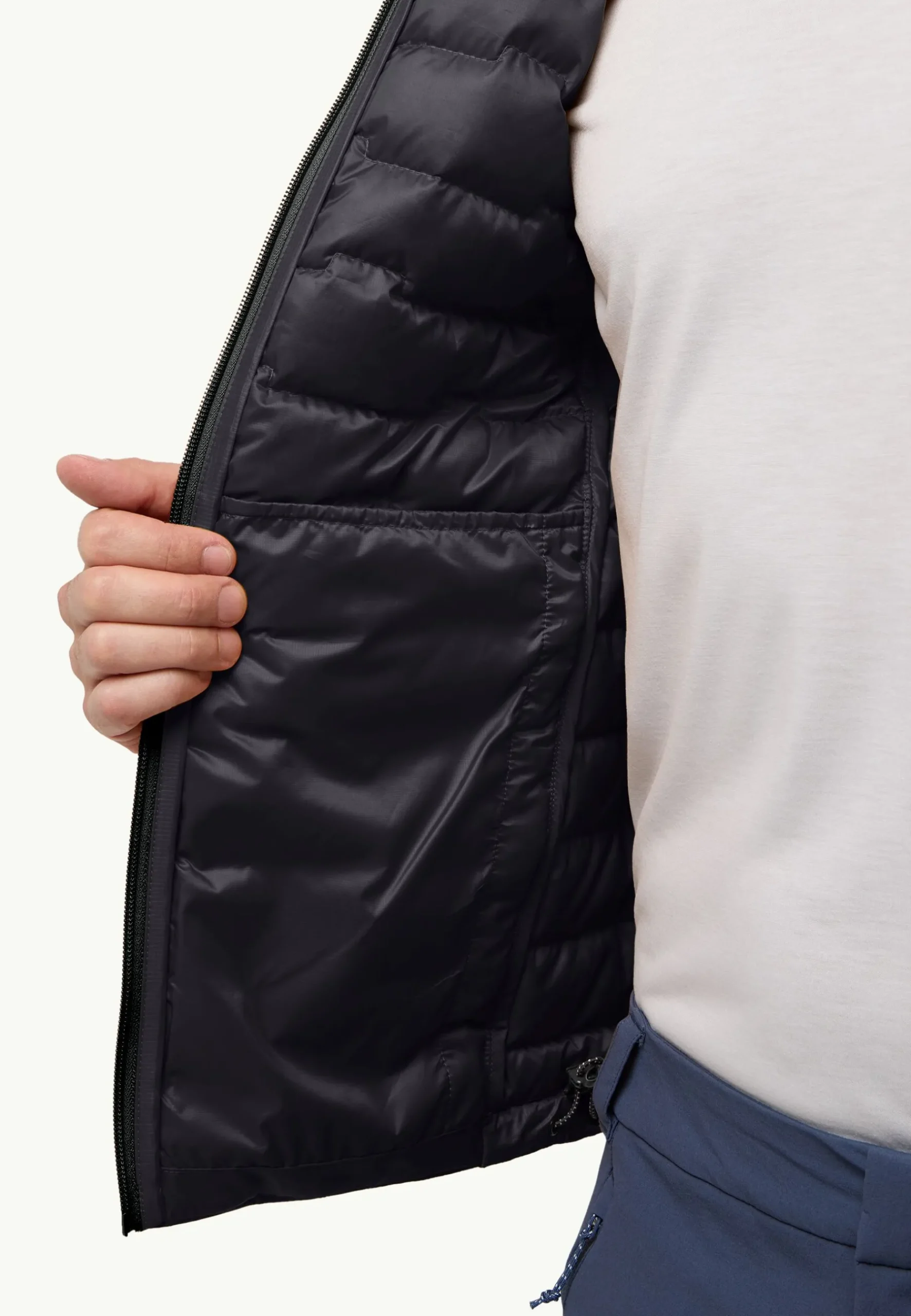 Jack Wolfskin Passamani Down Vest M Rds|Heren Bodywarmers