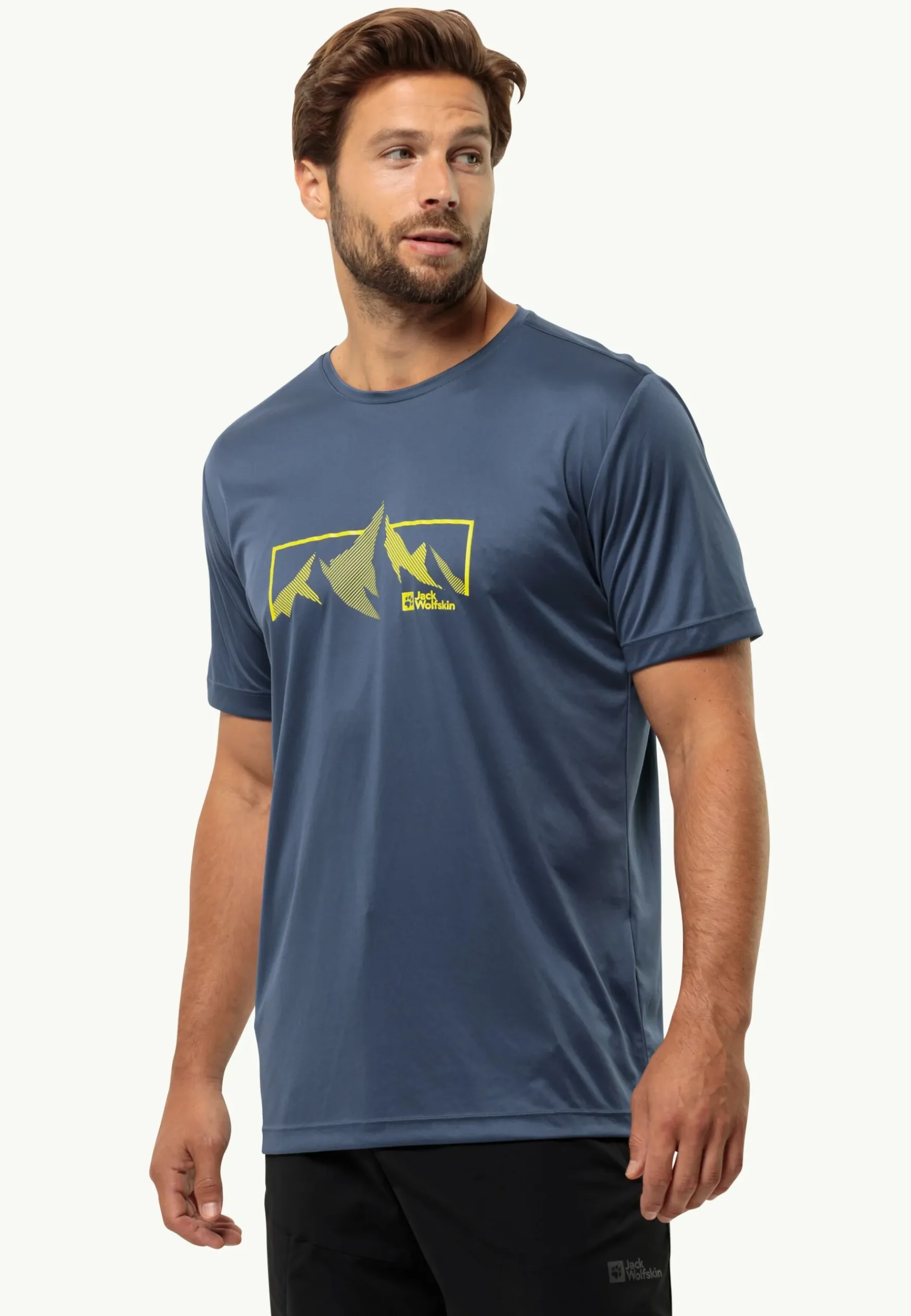 Jack Wolfskin Peak Graphic T M|Heren Wandelen|Lifestyle