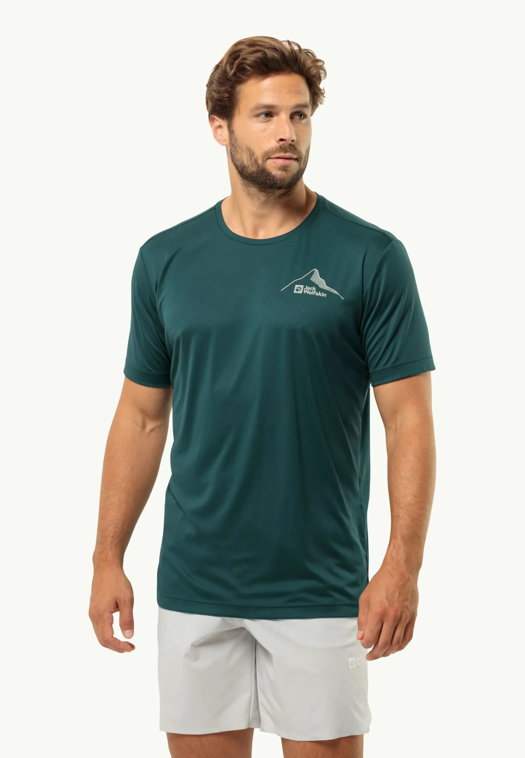 Jack Wolfskin Peak Graphic T M|Heren Wandelen|Lifestyle