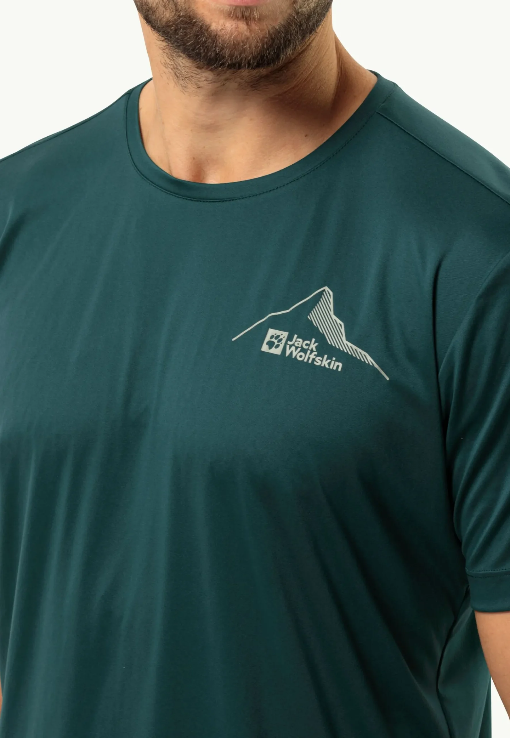 Jack Wolfskin Peak Graphic T M|Heren Wandelen|Lifestyle