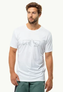 Jack Wolfskin Peak Graphic T M|Heren Wandelen|Lifestyle