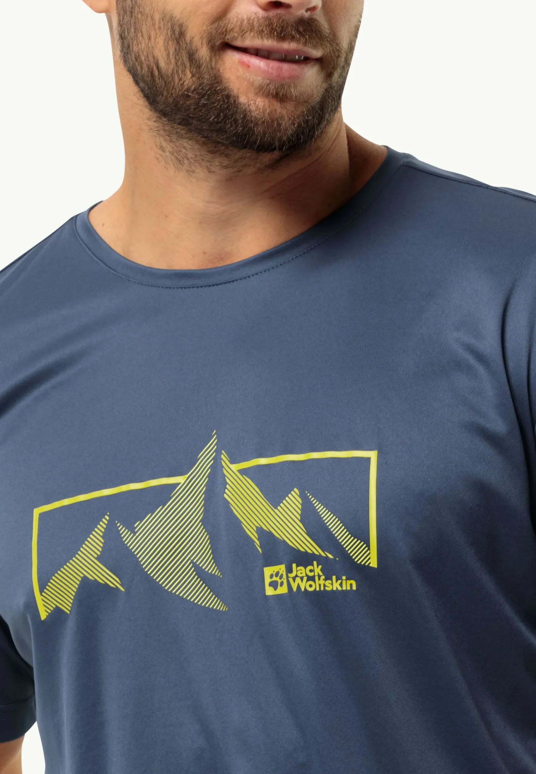 Jack Wolfskin Peak Graphic T M|Heren Wandelen|Lifestyle