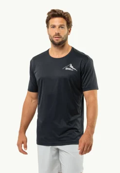 Jack Wolfskin Peak Graphic T M|Heren Wandelen|Lifestyle